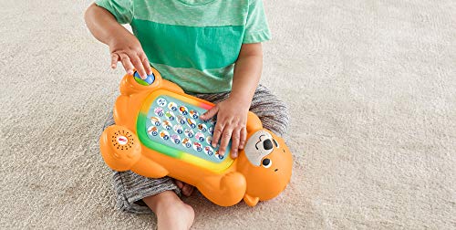 Fisher-Price- Parlamici Baby Lontra ABC Juguete Educativo con Luces, Sonidos y música para estimular al niño, a Partir de 9 Meses (Mattel GJB03)