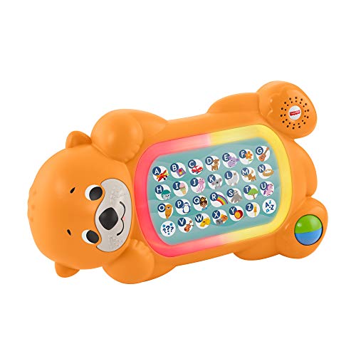 Fisher-Price- Parlamici Baby Lontra ABC Juguete Educativo con Luces, Sonidos y música para estimular al niño, a Partir de 9 Meses (Mattel GJB03)