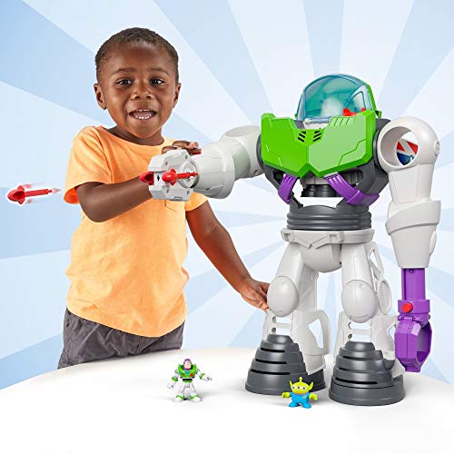 Fisher-Price Price Imaginext Disney Toy Story 4 Robot Buzz Lightyear, Juguetes Niños 3 Años (Mattel GBG65)
