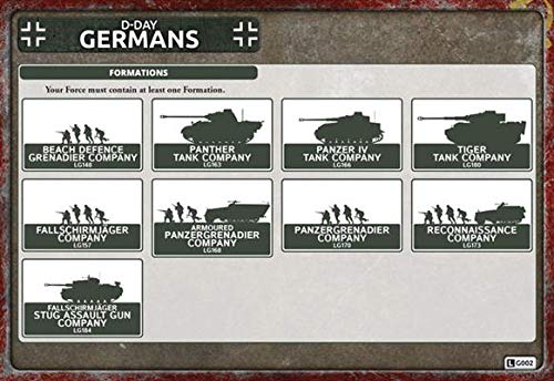 Flames of War: Late War: Alemán: Tiger Heavy Tank Platoon (GBX140)