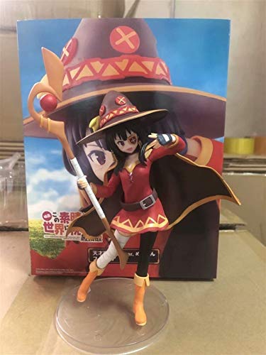 From HandMade Konosuba: ¡La bendición de Dios en Este Maravilloso Mundo!Figura Megumin & Aqua Figure Anime Girl Figure Anime Figura (Color : Megumin)