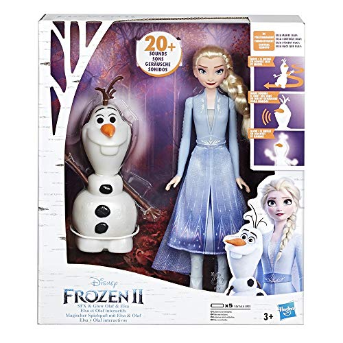 Frozen 2 -  Muñecos Elsa Y Olaf (Hasbro E5508EW0)
