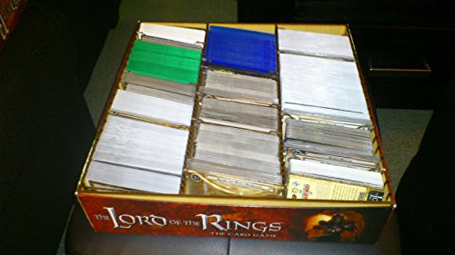 FSSS Ltd 10 acrílico Caja de almacenaje separadores para el Señor de los Anillos YU-GI-OH Pokemon Trading Cards Juego de Cartas, Insertar, Organizador, Madera, Compartimento, separadores LCG, TCG