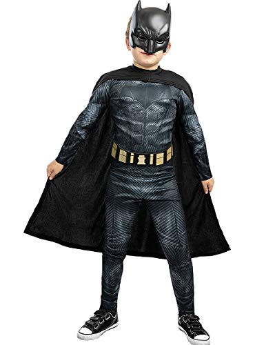 Funidelia | Disfraz de Batman - La Liga de la Justicia Oficial para niño Talla 10-12 años ▶ Caballero Oscuro, Superhéroes, DC Comics, Hombre Murciélago - Multicolor