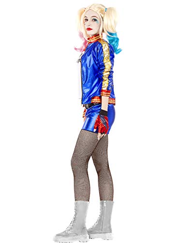 Funidelia | Disfraz de Harley Quinn - Escuadrón Suicida Oficial para Mujer Talla XS ▶ Superhéroes, DC Comics, Suicide Squad, Villanos - Azul
