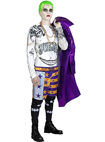 Funidelia | Disfraz de Joker - Suicide Squad Oficial para Hombre Talla XL ▶ Superhéroes, DC Comics, Villanos - Multicolor