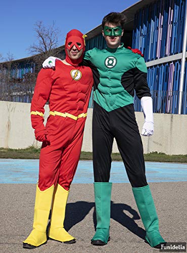Funidelia | Disfraz de Linterna Verde Oficial para Hombre Talla L ▶ Superhéroes, DC Comics, Justice League, Green Lantern