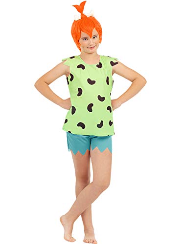 Funidelia | Disfraz de Pebbles - Los Picapiedra Oficial para niña Talla 3-4 años ▶ The Flintstones, Dibujos Animados, Los Picapiedra, Cavernícolas