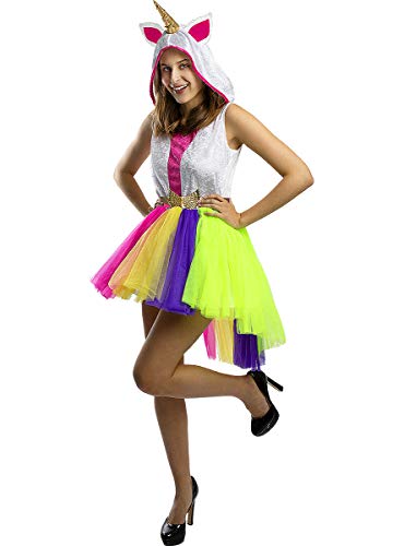 Funidelia | Disfraz de Unicornio para Mujer Talla S ▶ Originales & Divertidos - Multicolor