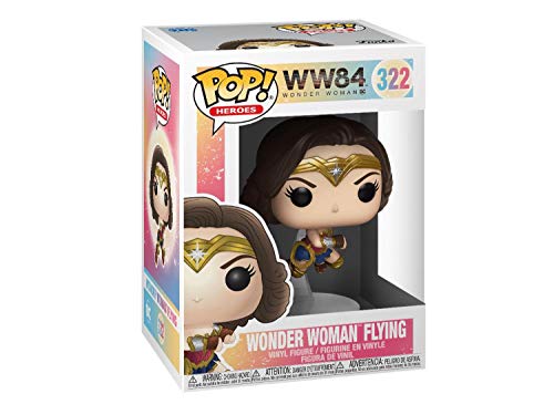 Funko- Pop 1984-Wonder 1984 Wonder Woman (Flying) Figura Coleccionable, Multicolor (47373)