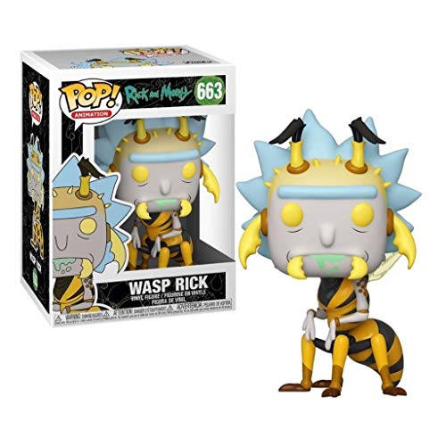 Funko Pop Animation: Rick & Moty - Wasp Rick, Multicolor, Estándar