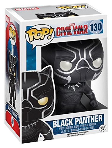 Funko Pop! - Bobble: Marvel: Captain America CW: Black Panther (7229)