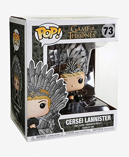 Funko- Pop Deluxe: Game of S10: Cersei Lannister Sitting on Iron Throne Figura Coleccionable, Multicolor (37796)