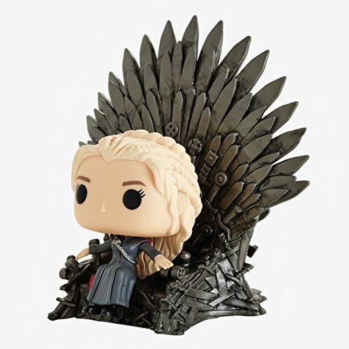 Funko- Pop Deluxe: Game of S10: Daenerys Sitting On Throne Figura Coleccionable, Multicolor, Talla Única (37792)