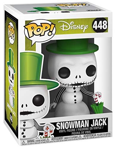 Funko - Pop! Disney: Nightmare Before Christmas - Snowman Jack Skellington Figura Coleccionable, Multicolor (32836)
