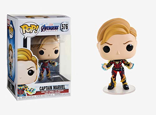 Funko- Pop Endgame-Captain Marvel w/New Hair Collectible Toy, Multicolor (45143)