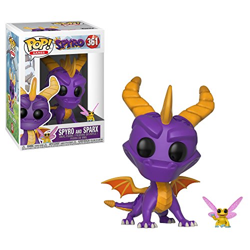 Funko - Pop! Games: Spyro the Dragon - Spyro and Sparx Figura Coleccionable, Multicolor (32763)