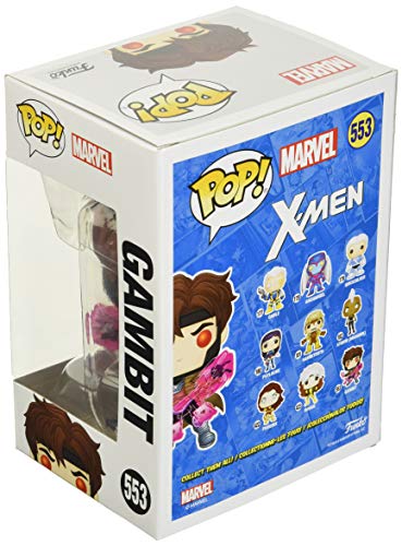 Funko Pop! Marvel: X-Men Classic– Gambit w/ Cards, Multicolor, Estándar
