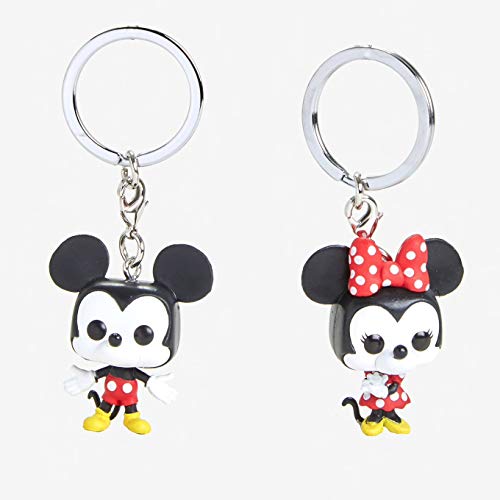 Funko Pop!- Pack llaveros Pocket Pop Disney Mickey Minnie&, Multicolor (36368)