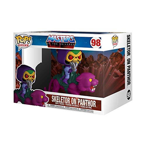 Funko- Pop Ride Masters of The Universe Skeletor on Panthor Juguete Coleccionable, Multicolor (51458)