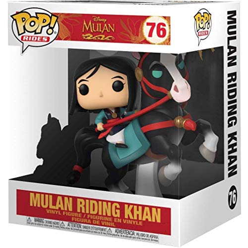Funko- Pop Rides Mulan on Khan Collectible Toy, Multicolor (45324)