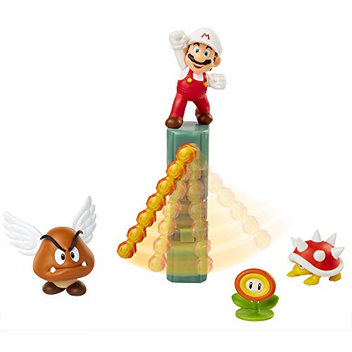 Funko- Set Diorama Castillo De Lava Super Mario Playset con Figuras, Color (400152)