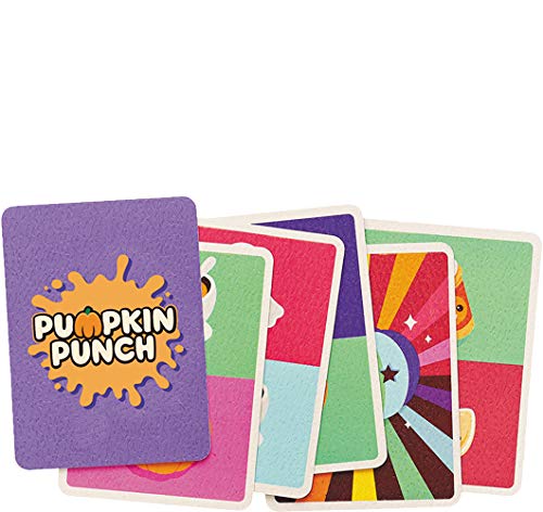 Game Factory- Pumpkin Punch, reacción ultrarrápido para Amigos y Familia, Juego de Cartas para niños a Partir de 6 años. (646253)