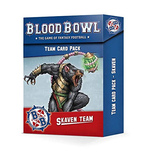 Games Workshop Blood Bowl – Seconde Saison: Skaven Team Cards Pack