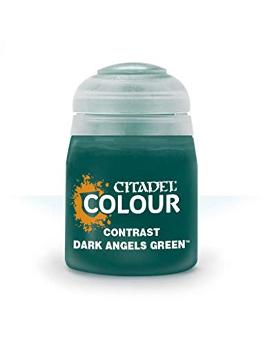 Games Workshop Citadel Pot de Peinture - Contraste de ángeles Oscuros, 18 ml, Color Verde