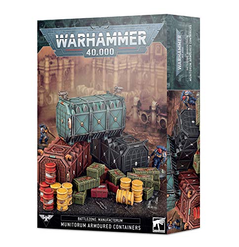 Games Workshop Warhammer 40k Zone de Bataille Manufactorum: contenedores Blindados Munitorum