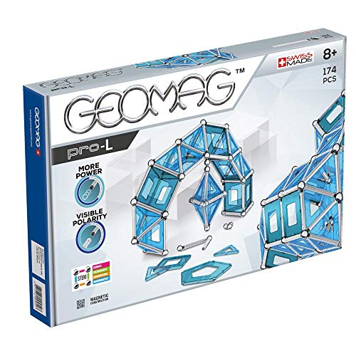 Geomag Pro-L Construcciones magnéticas y juegos educativos, 174 Piezas (25), Multicolor