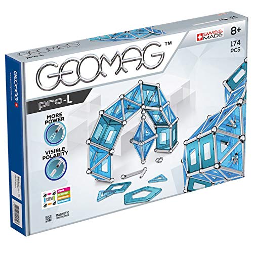 Geomag Pro-L Construcciones magnéticas y juegos educativos, 174 Piezas (25), Multicolor