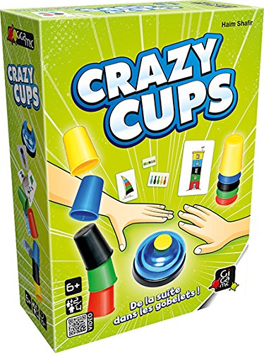 GIGAMIC amhcc – Juego de Reflejo Crazy Cups
