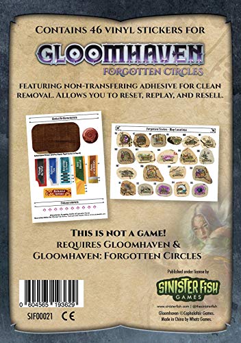 GLOOMHAVEN REMOVABLE STICKER S