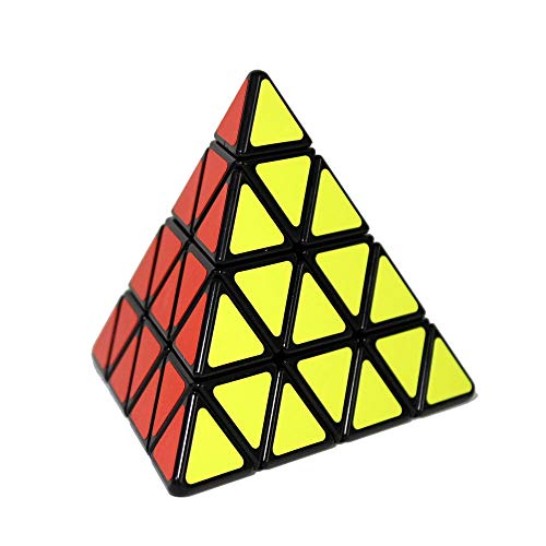 Gobus ShengShou 4x4 Pyraminx Pirámide Triángulo Cubo mágico Velocidad Puzzle Cubo Negro