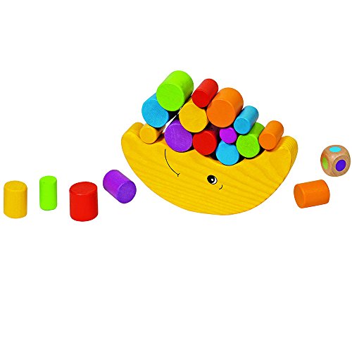 GOKI- Juegos de hábil idad Luna de Equilibrio, Basic, Multicolor (56711)