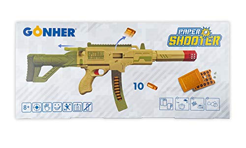 Gonher Gonher-950/0 Paper Shooter, Color Verde/Marron (950/0)