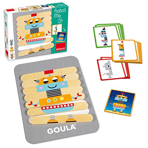 Goula- Robot Mix Juego Educativo para Niños, Multicolor (50212)