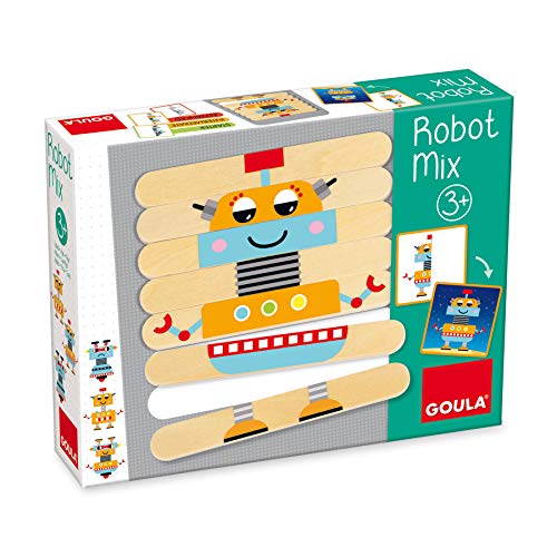 Goula- Robot Mix Juego Educativo para Niños, Multicolor (50212)