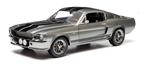 Greenlight coleccionables - 18220 - Ford Mustang Shelby - GT 500 Custom - Eleanor - Escala 1/24 - Metal Gris / Negro