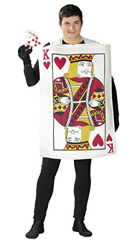 Guirca- Disfraz adulto rey de cartas, Talla 52-54 (80769.0)