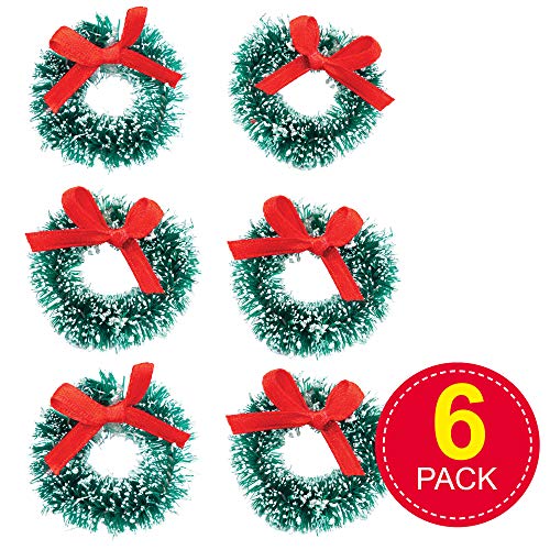 Guirnaldas en Miniatura para Manualidades y Decoraciones navideñas (Pack de 6)