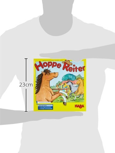 Haba 4321 Hoppe Reiter - Juego infantil sobre caballos (en alemán) , color/modelo surtido