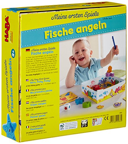 Haba 4983 Fische angeln - Juego educativo de destreza (en alemán) , color/modelo surtido