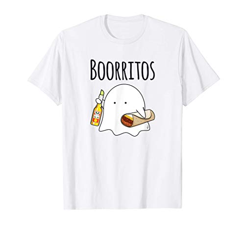 Halloween Costume Shirt For Men Women Sarcastic Burrito Camiseta