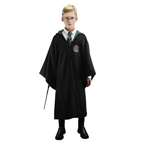 Harry Potter - Capa - Oficial -Cinereplicas (Niños 8-10 años (XS), Slytherin)