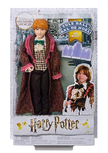 Harry Potter Muñeco Ron Weasley Baile de navidad de Harry Potter con accesorios (Mattel GFG15)