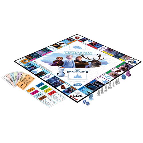 Hasbro Gaming- Monopoly Frozen Juego de Mesa para niños a Partir de 8 años, Color (61106642)