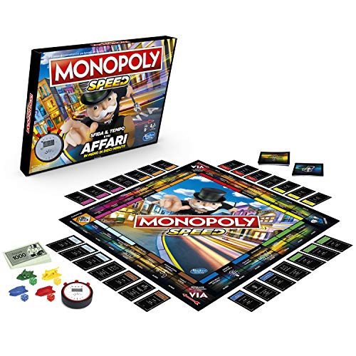 Hasbro Monopoly - Speed (Juego en Caja, Hasbro Gaming).
