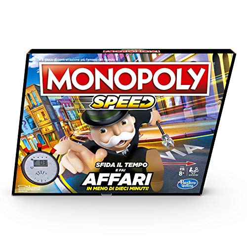 Hasbro Monopoly - Speed (Juego en Caja, Hasbro Gaming).